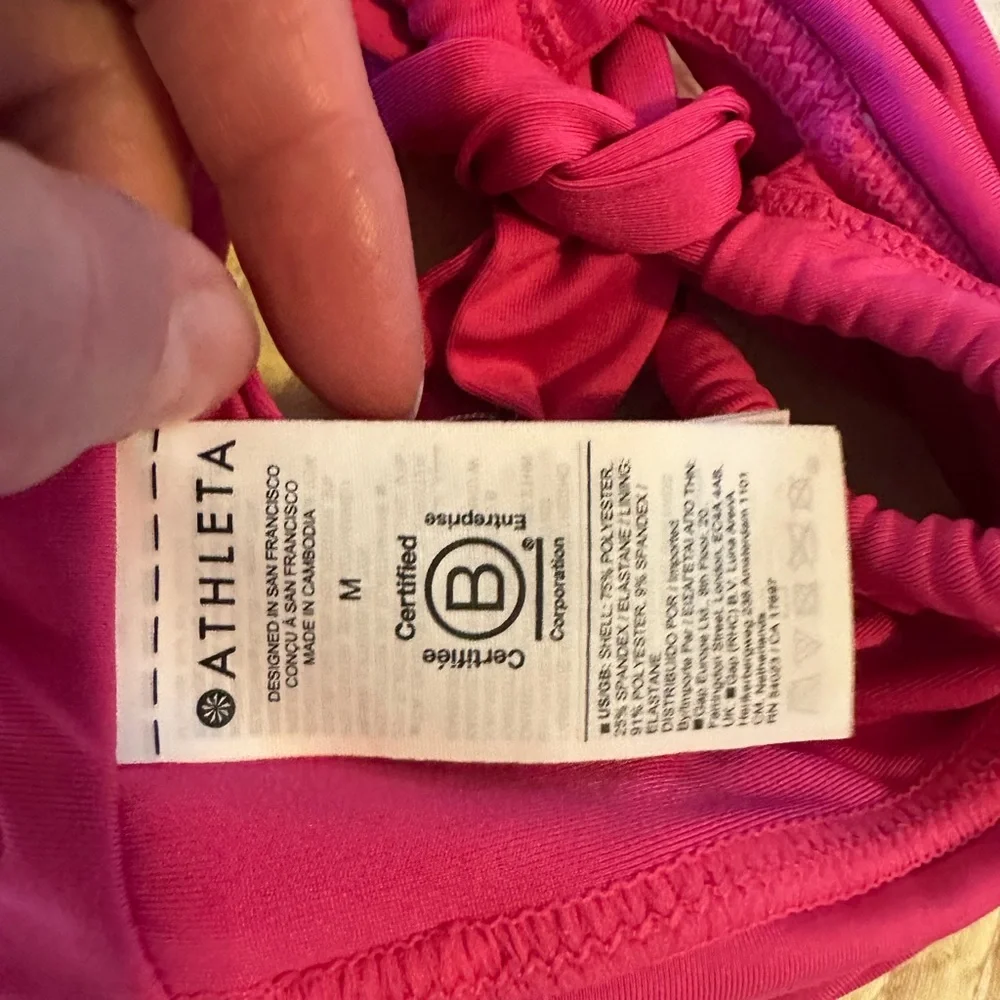 Athleta Magenta Bikini Top - Picture 5 of 5